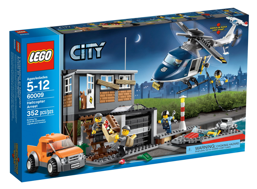 【します】 レゴ シティ ポリスヘリコプターとドロボウのかくれが 60046 :B00F3B3AXK:925 store - 通販 - だいており